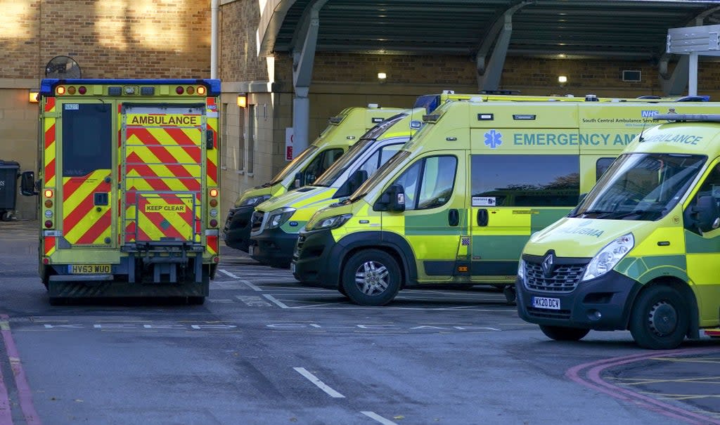 Concerns over pressure in emergency care (PA) (PA Wire)