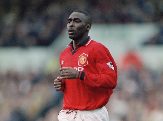 Andy Cole during his United days (Getty Images)