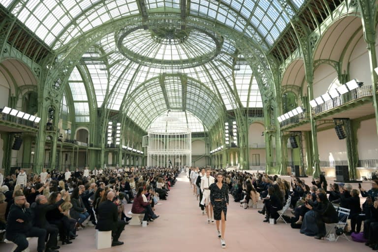 Desfile Chanel durante la Semana de la Moda femenina de París, el 1 de octubre de 2024 (Bertrand GUAY)