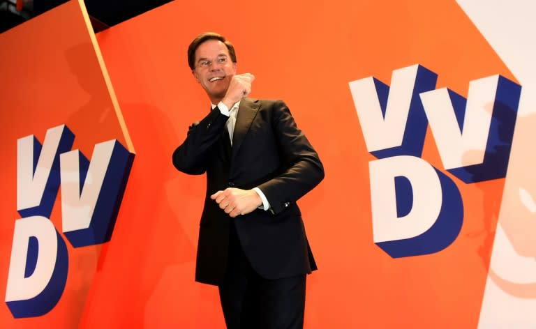 Mark Rutte saw off a strong challenge from the far-right to clinch a third term in power