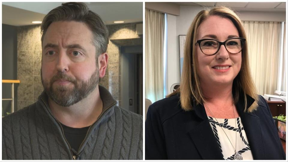 From left: Industry, Energy and Technology Minister Andrew Parsons and Newfoundland and Labrador Hydro Jennifer Williams, seen in these file photos, say they know the power challenges facing Labrador.