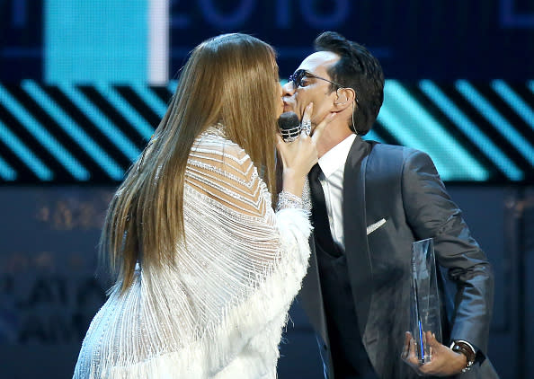 El famoso beso del pasado noviembre. Getty