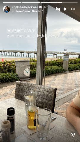 <p>Chelsea Blackwell/Instagram</p> Chelsea Blackwell's post from JB's on the Beach.