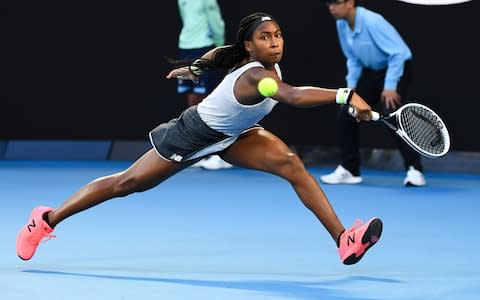 Gauff reaches the fourth round of the Australian Open - Credit: AFP