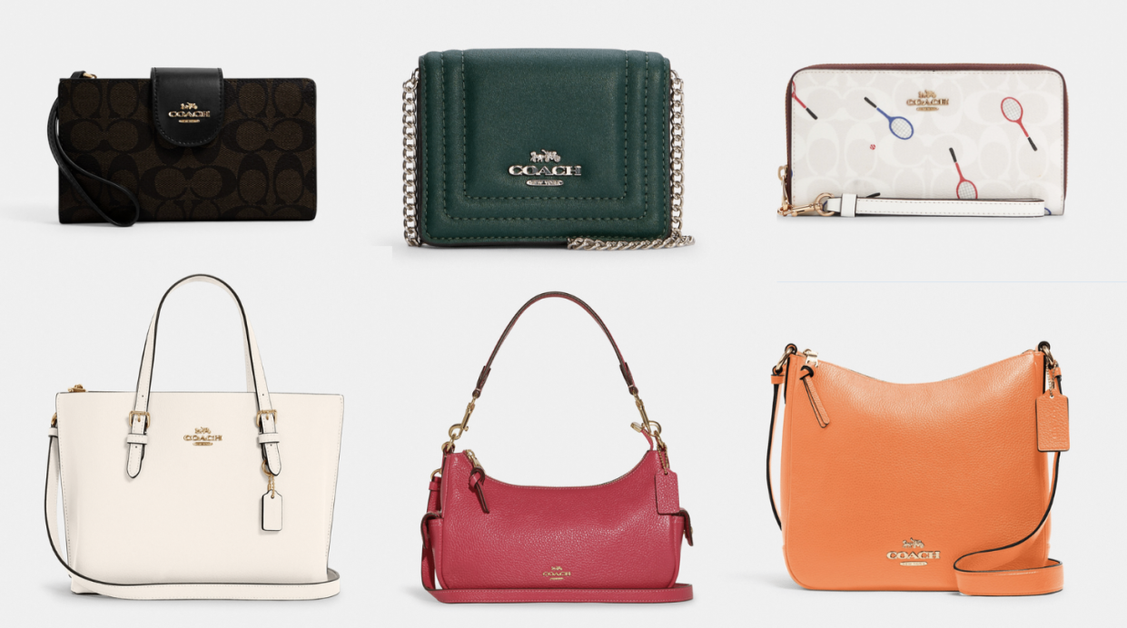 Coach Outlet is having a massive 70 per cent off sale - these deals are too good to pass up! (Photos via Coach Outlet)