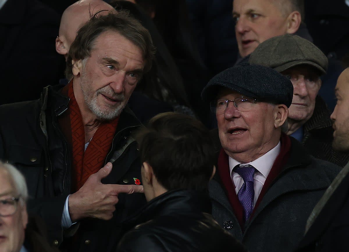 Sir Jim Ratcliffe has been a visible presence in recent weeks (Manchester United via Getty Imag)