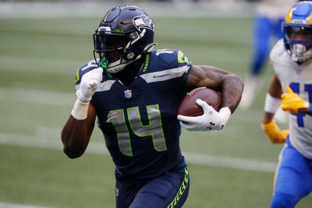 Meet DK Metcalf at the end zone and see - Seattle Seahawks