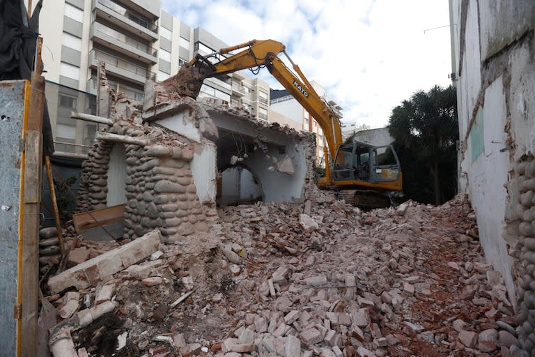 La demolición se llevó a cabo esta semana