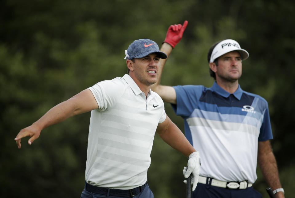 When he's not winning majors, Brooks Koepka is generally bagging on his fellow golfers. (AP Photo/Seth Wenig)