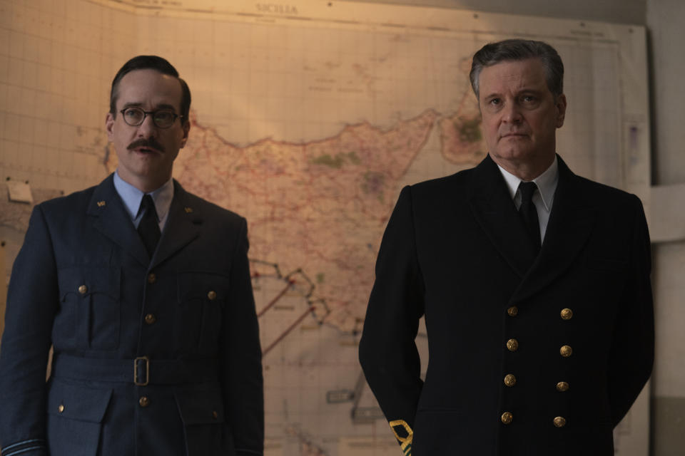 Matthew Macfadyen and Colin Firth in 'Operation Mincemeat'<span class="copyright">Giles Keyte/Courtesy See-Saw Films and Netflix, and Haversack Films Limited</span>