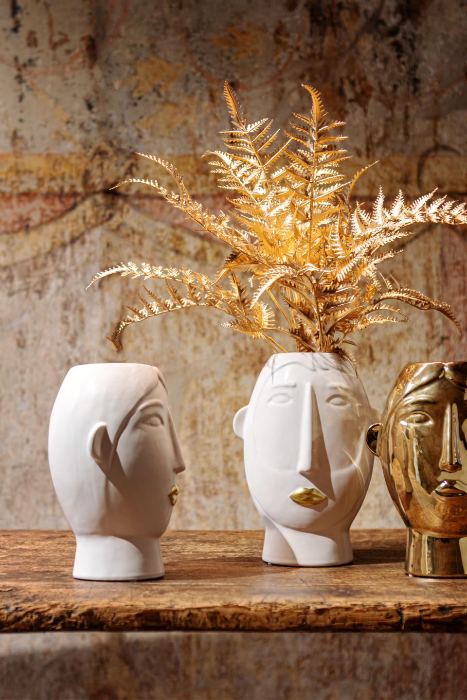Face-shaped vases by Rituali Domestici. - Credit: Courtesy of Lenet Group