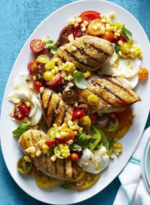 Grilled Chicken Caprese