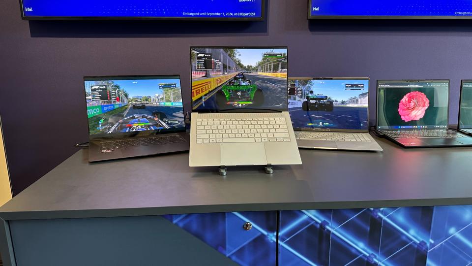 Intel Lunar Lake gaming demo, shows F1 on AMD, Intel, Qualcomm laptops