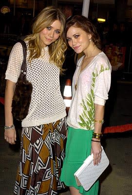 Mary-Kate Olsen and Ashley Olsen at the LA premiere of Warner Bros.' Starsky & Hutch