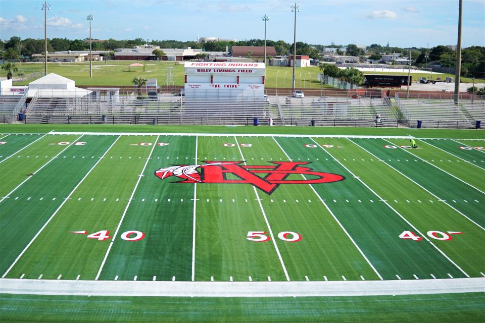 Vero Beach's new artificial turf football field