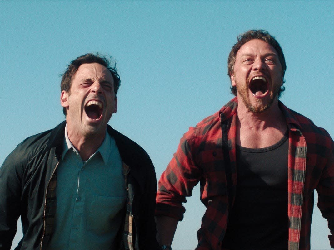 Scoot McNairy and James McAvoy in "Speak No Evil" (2024)