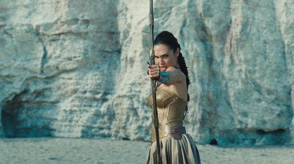 <p>Over the objections of her mother, Diana seeks to learn how to fight under the tutelage of her aunt, the mighty Antiope (Robin Wright). (Photo: Warner Bros.) </p>