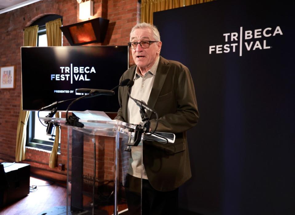 De Niro Con will be taking place at the Tribeca Film Festival in June 2024. Getty Images for Tribeca Festival