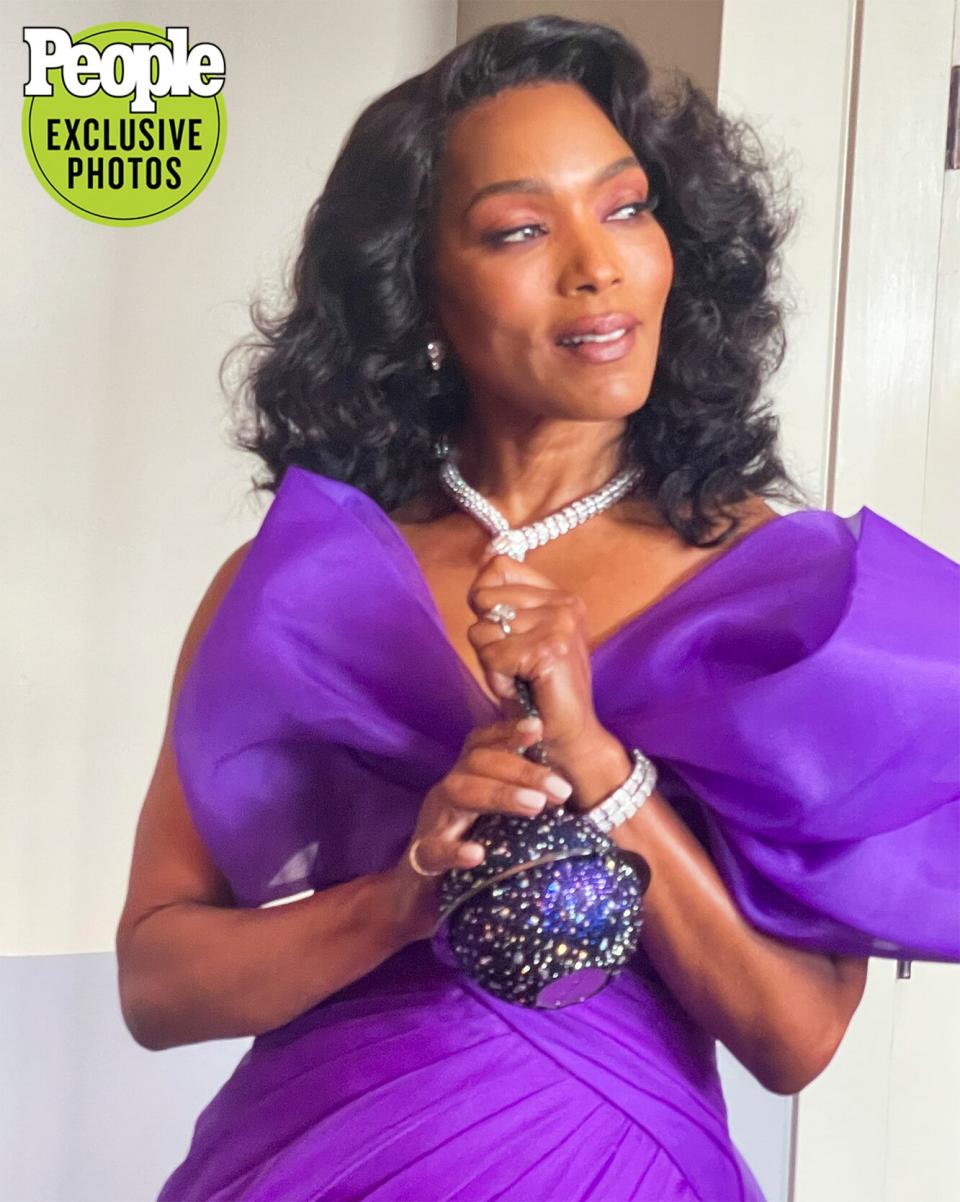 Angela Bassett exclusive at the Oscars