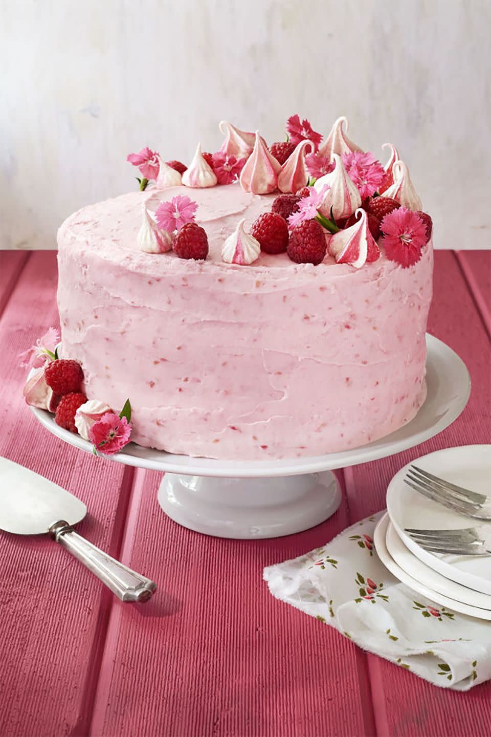 Raspberry Pink Velvet Cake