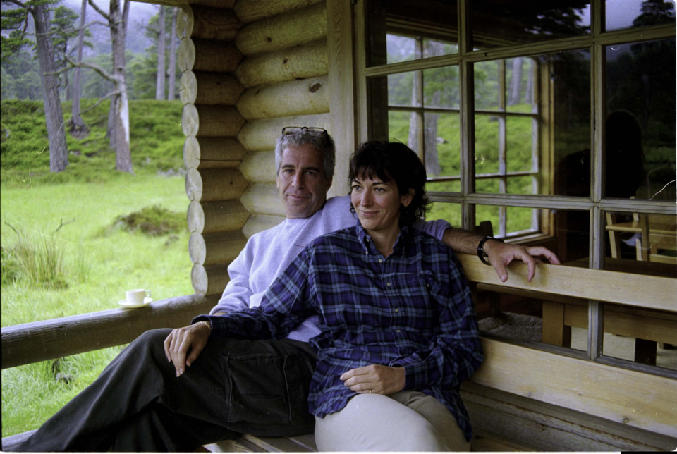 Ghislaine Maxwell and Jeffrey Epstein at the Queen’s Balmoral cabin (US District Attorney’s Office)