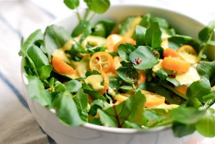 Watercress Kumquat Salad