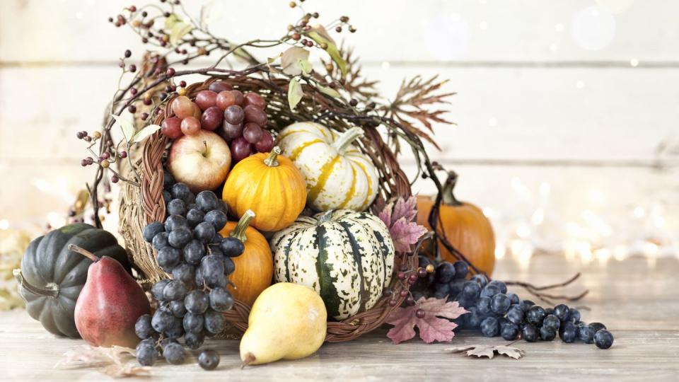 autumn thanksgiving cornucopia meaning