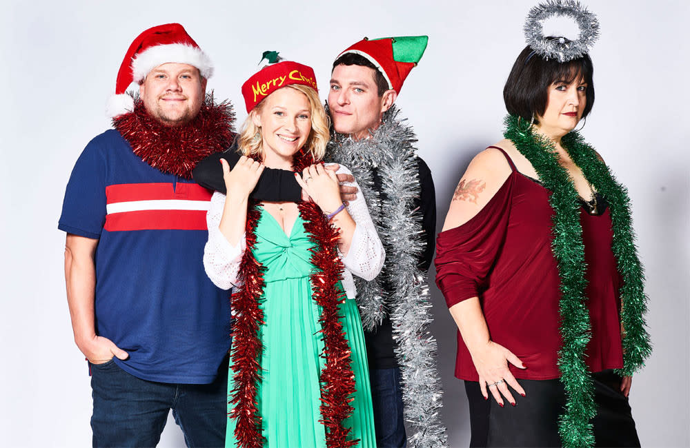 James Corden and Ruth Jones are yet to hand in Gavin and Stacey Christmas special script credit:Bang Showbiz