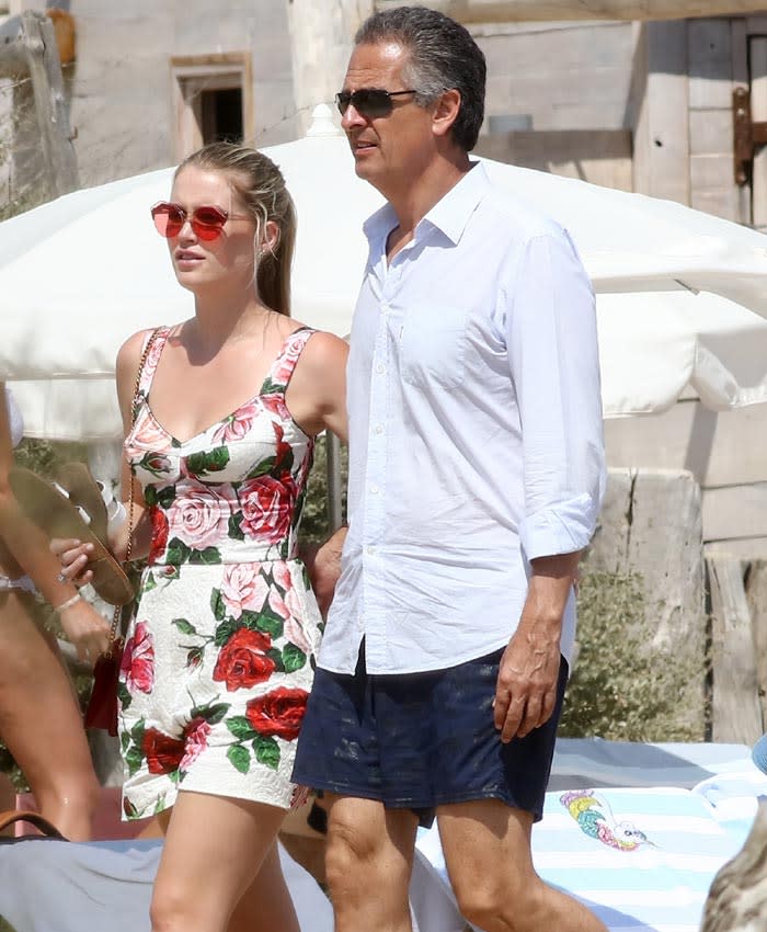 Lady Kitty Spencer y Michael Lewis