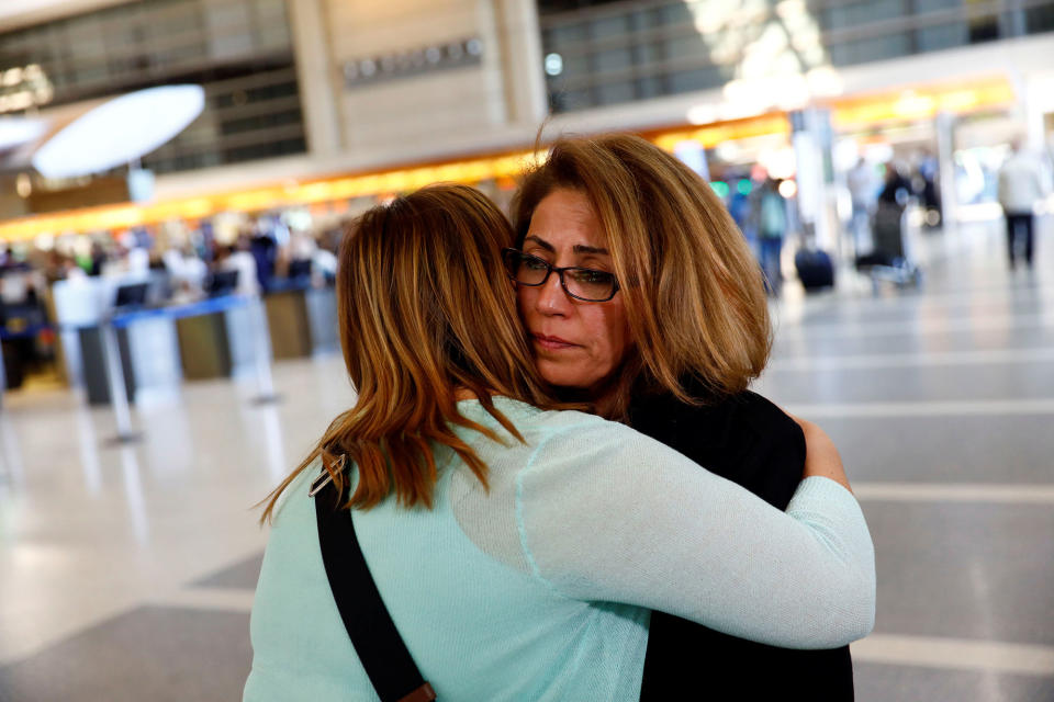 Protests at U.S. airports over travel ban