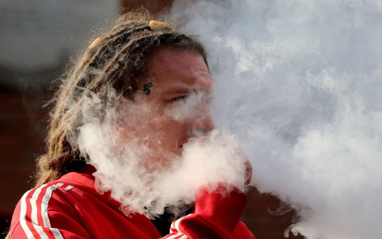 The campaign is aimed at persuading the UK’s 7.4 million smokers to go smoke-free - PA