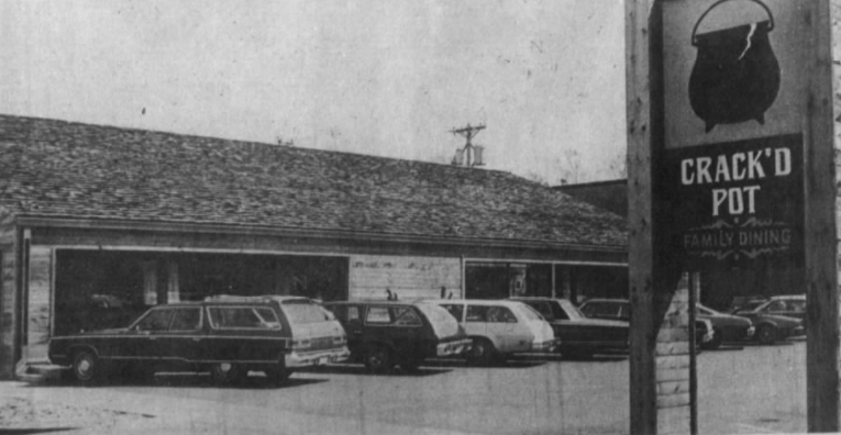 1980s photo of the Crack'd Pot Family Dining restaurant in northern Sioux Falls.