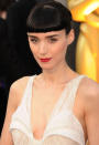 Rooney Mara Best-actress nominee Rooney Mara went from "Who's that girl?" to red carpet regular with back-to-back David Fincher movies. Response has been mixed: Some great fashion moments mixed with a chilly personality haven't turned her into America's sweetheart. Let's see how she fares if the next "Dragon Tattoo" movie gets green-lit and she grows into her new stature. Meanwhile, she's definitely living life on the A-list with two upcoming high-profile projects: a Steven Soderbergh thriller opposite Channing Tatum called "The Bitter Pill," and the Terrence Malick love triangle drama "Lawless" with Ryan Gosling and Natalie Portman. Photo By Jeffrey Mayer/WireImage