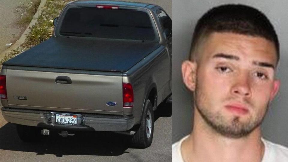 Authorities are searching for Jackson Pinney, 30, of Hayward following a shooting spree in Roseville and Citrus Heights. Law enforcement says Pinney is suspected of making a “credible threat” against the California state Capitol on Thursday. He was last seen in a gold Ford F-150 pickup.