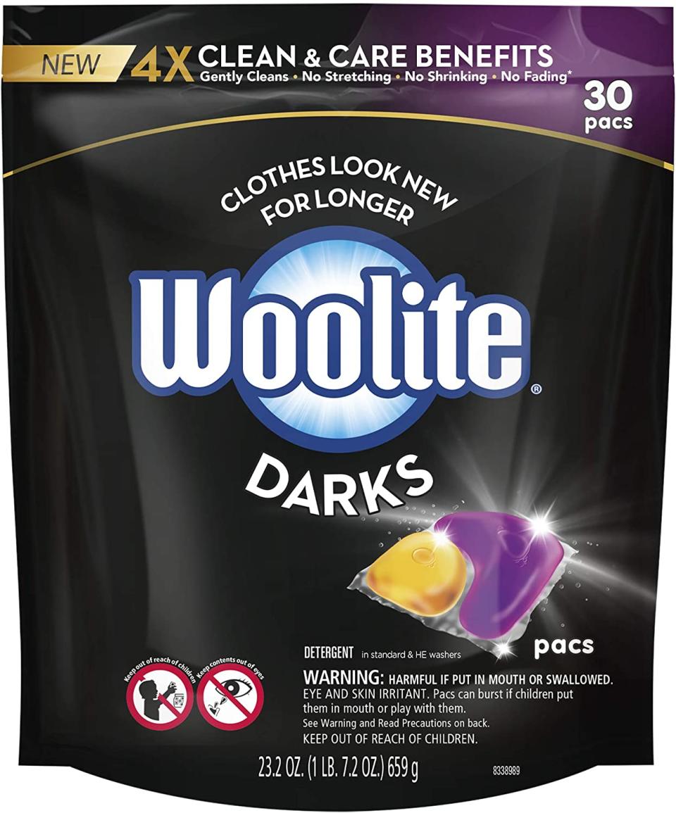 Woolite Darks Pacs, best laundry detergent pods