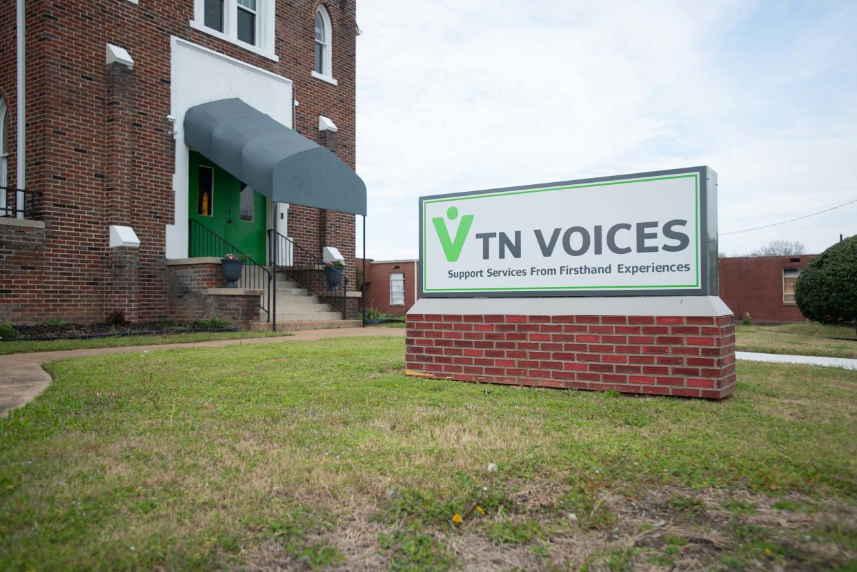 The outside of TN Voices Jackson Manor photographed in Jackson, Tenn., on Thursday, March 27, 2024.