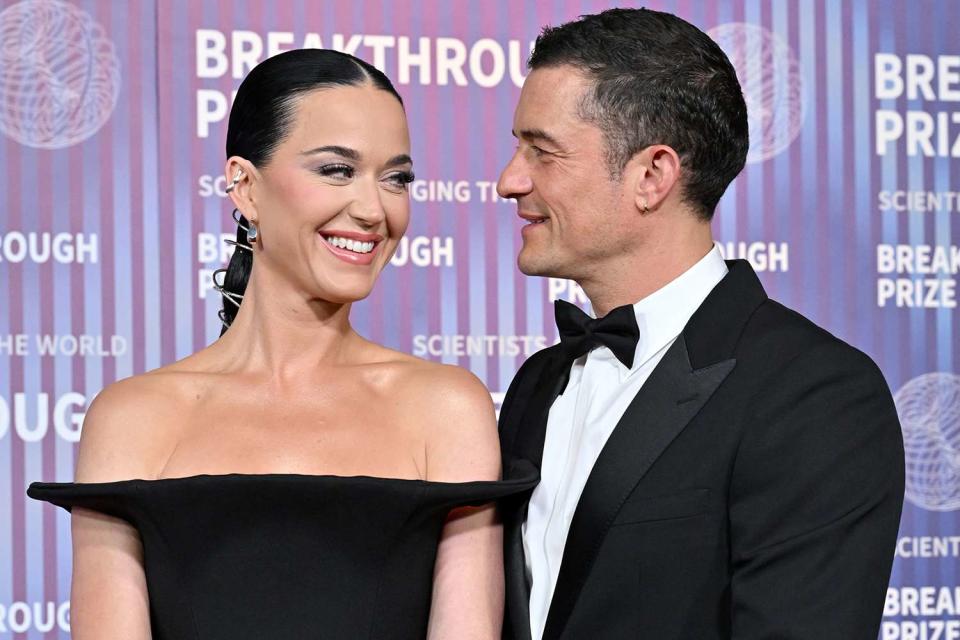 <p>Axelle/Bauer-Griffin/FilmMagic</p> Katy Perry and Orlando Bloom on April 13, 2024