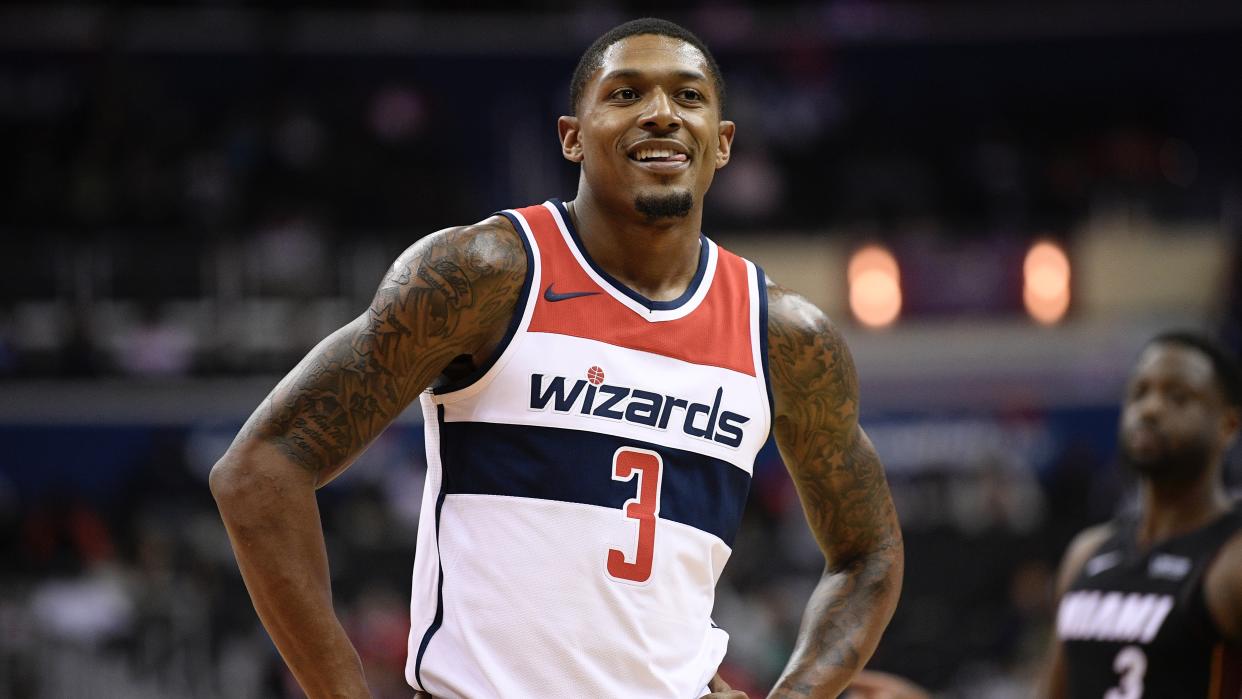 Bradley Beal couldn’t help but joining his girlfriend in a diet of pizza and ice cream during her pregnancy, gaining 20 pounds in the process.