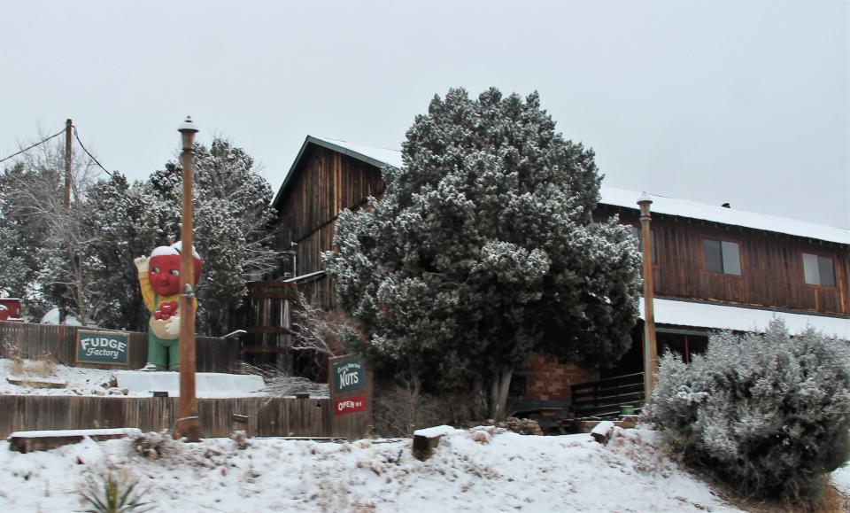 The Old Apple Barn on U.S. Highway 82 on January 20, 2022.
Rain and snow fell on Otero County January 19-20, 2022 leavin snow in the higher elevations.