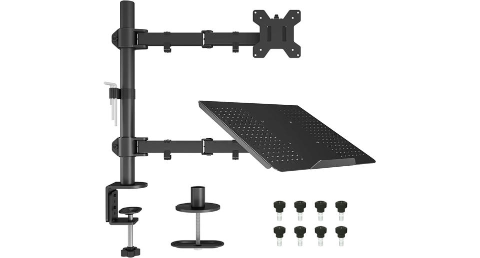 BONTEC Monitor mount with laptop tray