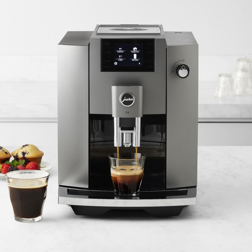 <p><a href="https://go.redirectingat.com?id=74968X1596630&url=https%3A%2F%2Fwww.williams-sonoma.com%2Fproducts%2Fjura-e6-fully-auto-espresso-machine&sref=https%3A%2F%2Fwww.menshealth.com%2Ftechnology-gear%2Fg43413390%2Fnew-dad-gifts%2F" rel="nofollow noopener" target="_blank" data-ylk="slk:Shop Now;elm:context_link;itc:0;sec:content-canvas" class="link ">Shop Now</a></p><p>E6 Fully Automatic Espresso Machine</p><p>$1699.95</p><p>williams-sonoma.com</p>