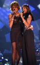 Whitney Houston and Mary J. Blige at VH1 Divas in Las Vegas in 2002