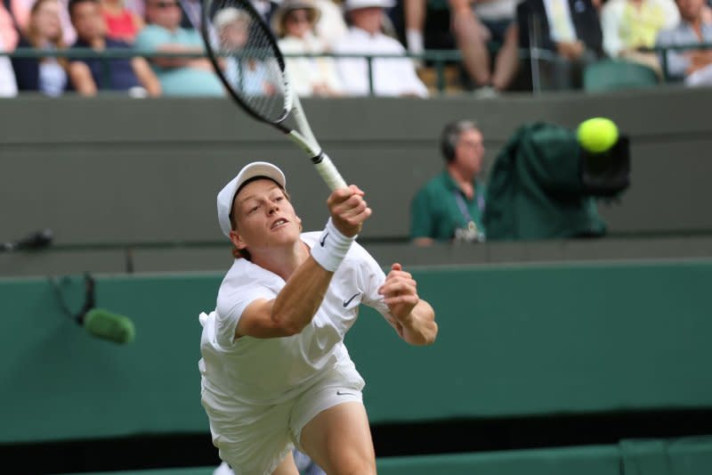 Italy's Jannik Sinner rallied from an 0-2 deficit to win the 2024 Australian Open men's singles final Sunday in Melbourne. File Photo by Hugo Philpott/UPI