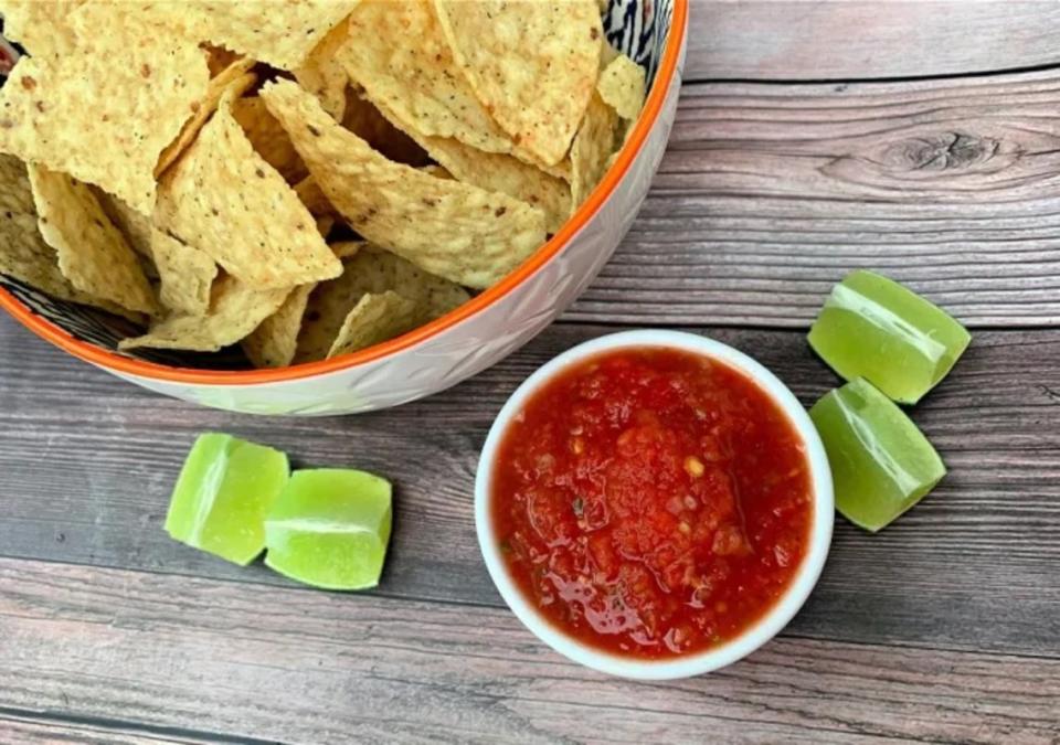 <p>Krista Marshall</p><p>Bring the restaurant favorite home with this simple recipe.</p><p><strong>Get the recipe: <a href="https://www.yahoo.com/lifestyle/copycat-chili-salsa-tex-mex-165646007.html" data-ylk="slk:Copycat Chili's Salsa;elm:context_link;itc:0;sec:content-canvas;outcm:mb_qualified_link;_E:mb_qualified_link;ct:story;" class="link  yahoo-link">Copycat Chili's Salsa</a></strong></p>