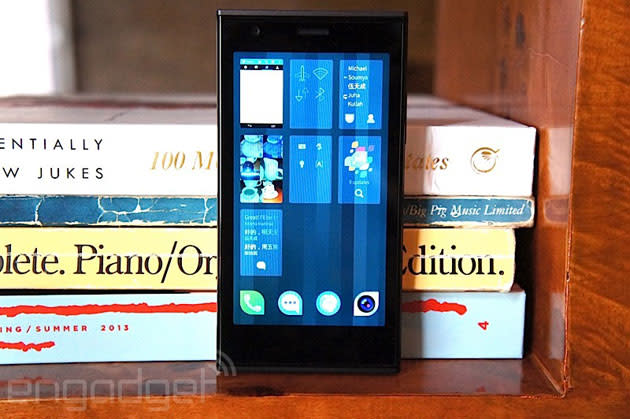 The Jolla phone running Sailfish