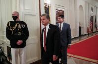 FBI Director Wray attends Trump law enforcement event at the White House in Washington