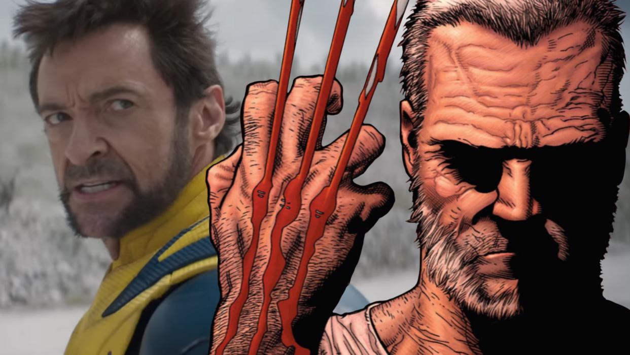  Old Man Logan in Marvel Comics and Hugh Jackman as Wolverine in Deadpool & Wolverine. 