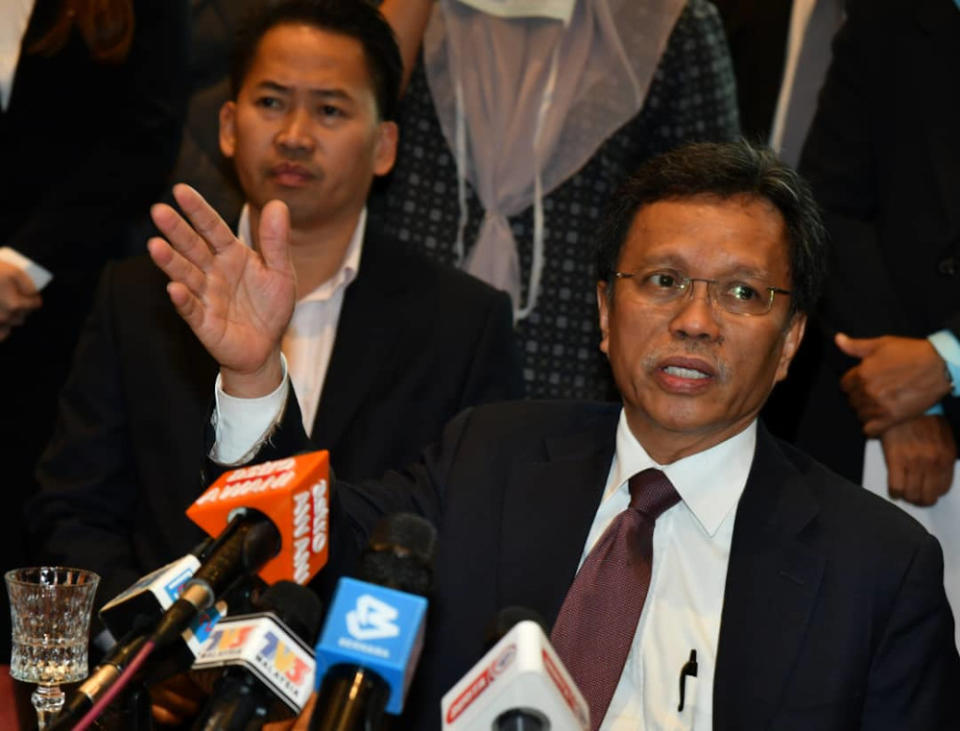 Chief Minister Datuk Seri Mohd Shafie Apdal said that there has yet to be a decision on the project which was recently highlighted again by former prime minister Datuk Seri Najib Razak in a Facebook post yesterday. — Picture by Julia Chan