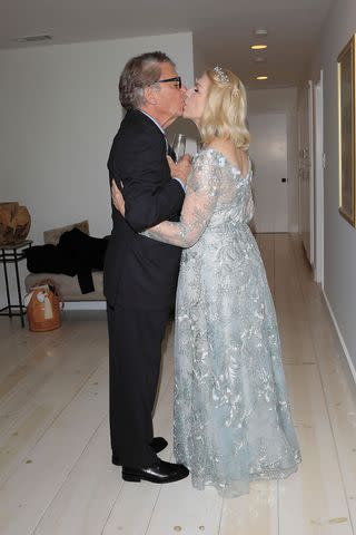 <p>Nina Prommer</p> Anson and Sharon Williams at their May 6, 2023 wedding in Ojai, California