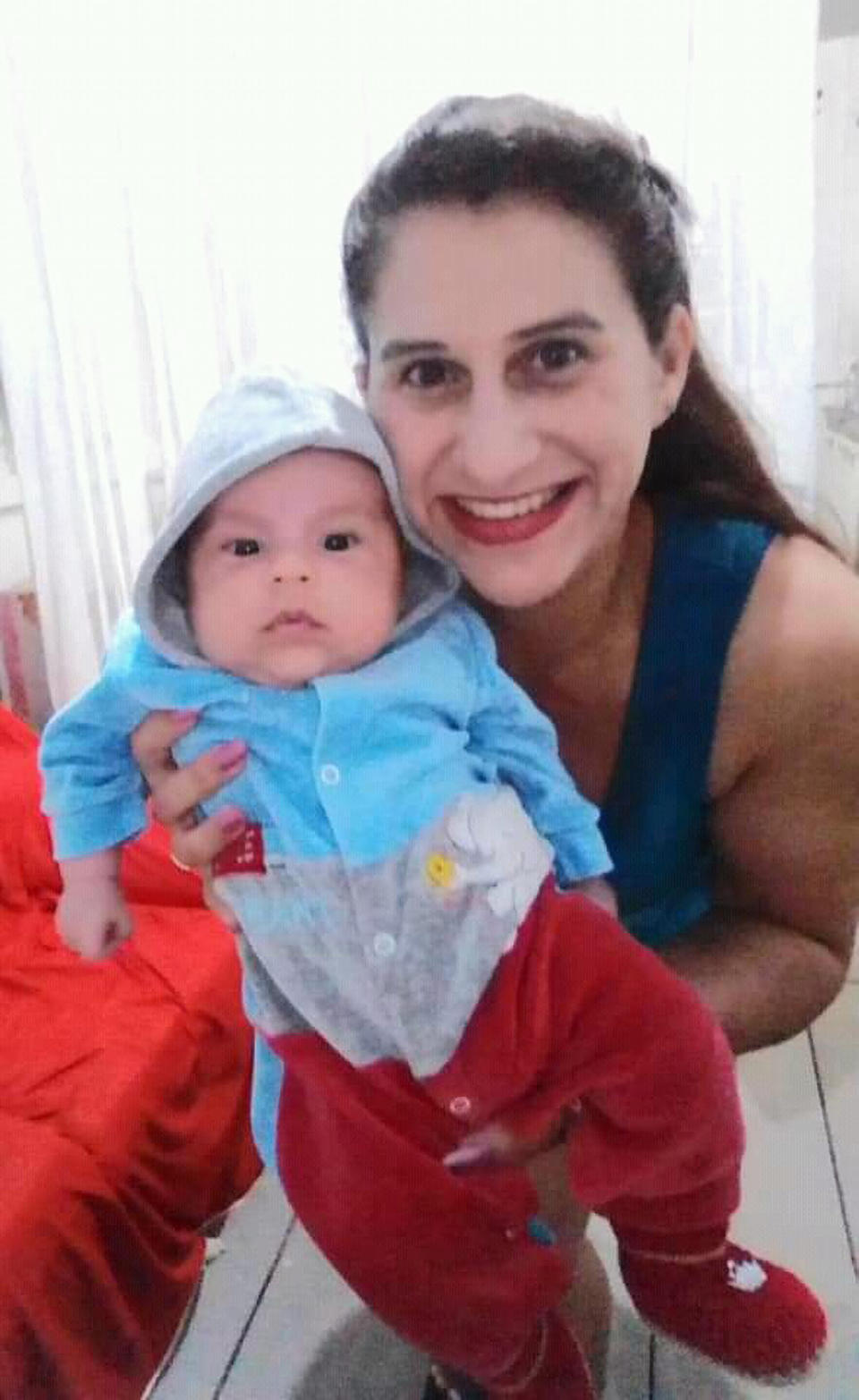 Josieli Lopes with her baby who disappeared with her on September 15.